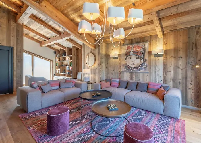 Luxueux Avec Et Sauna Au Coeur De - Fr-1-568-36 Dağ evi Courchevel